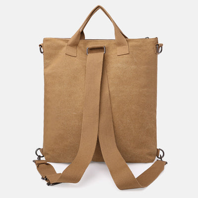 3-Way Use Large Capacity Canvas Backpack