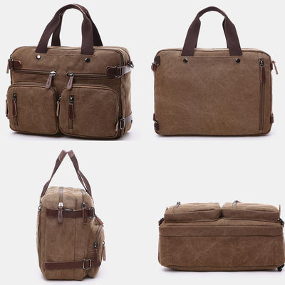 3 Way-Use Large Capacity British Style Briefcase