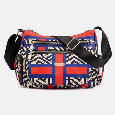 Lightweight Flower Printed Crossbody Bag