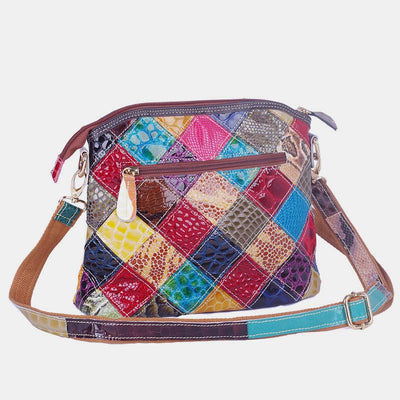 Large Capacity Flower Pattern Crossbody Bag
