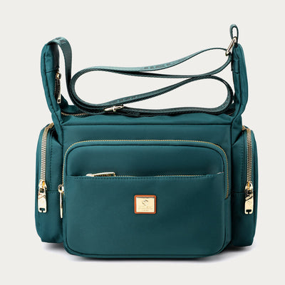 Nylon Crossbody Bag For Women Daily Outfit Multiple Pockets Purse