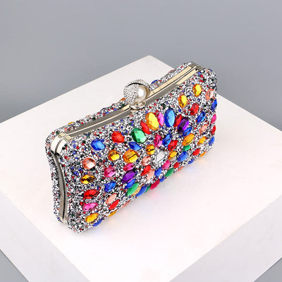 Diamond Encrusted Dinner Bag For Party Fashion Banquet Evening Bag