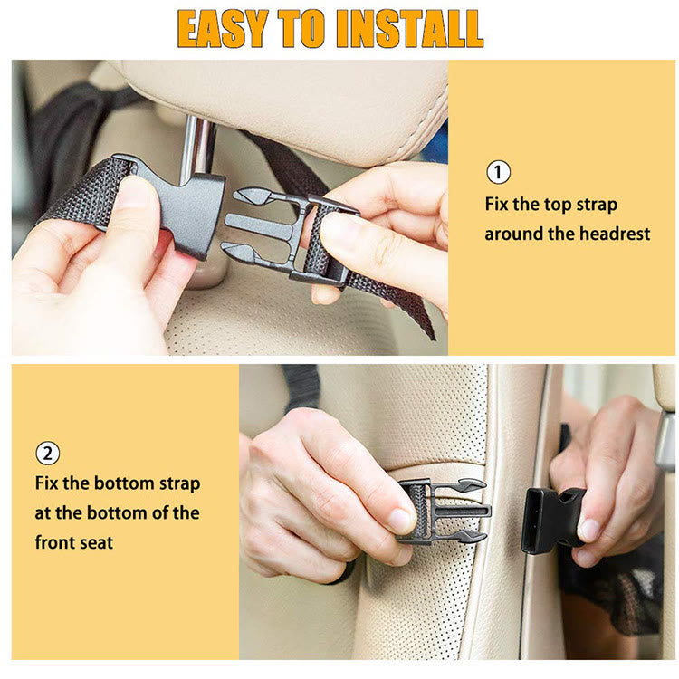 Car Organizer For Daily Car Seat Back Toys Storage Bag