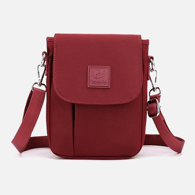 Waterproof Nylon Crossbody Bags Phone Bags with Adjustable Straps