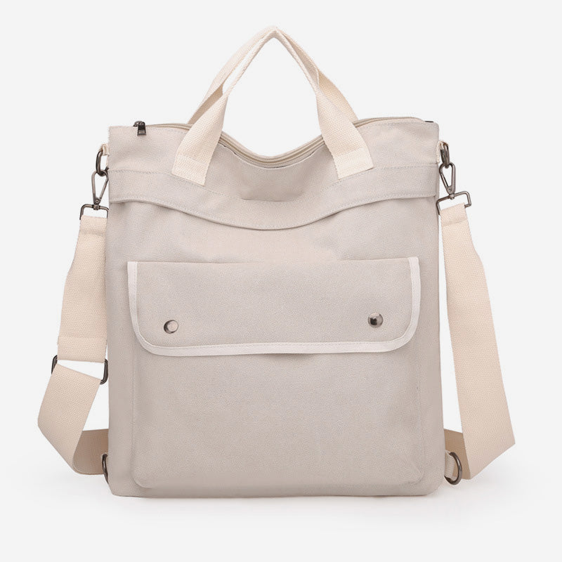 3-Way Use Large Capacity Canvas Backpack