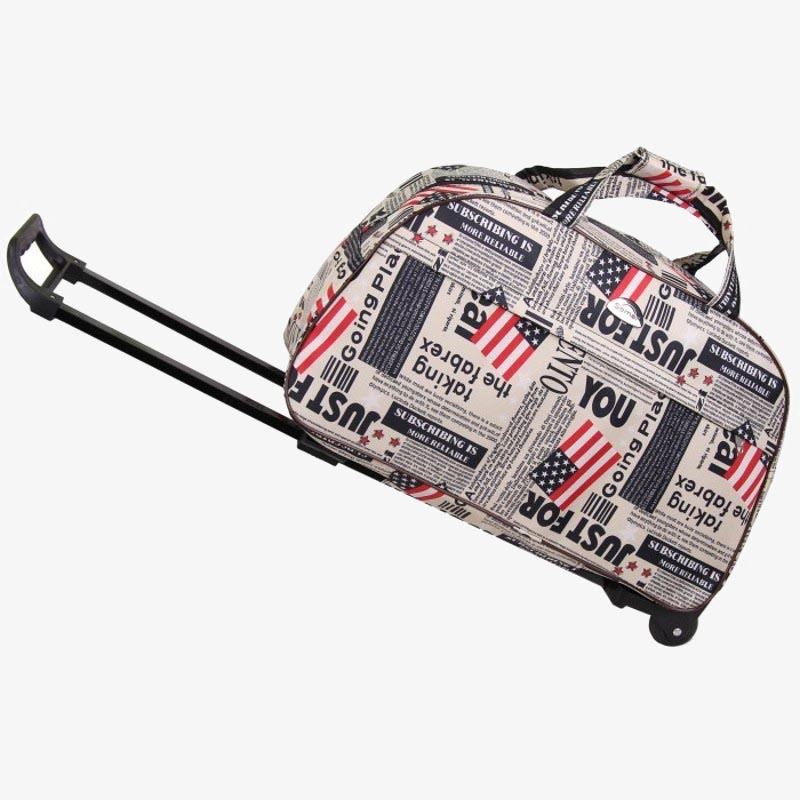 Multiple Style Pull Rod Travel Bag Waterproof Duffel Bag