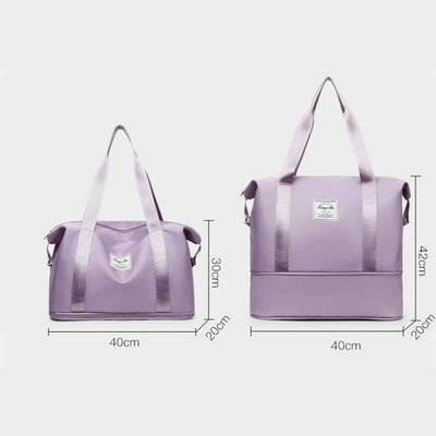 Travel Duffel Bag Sports Tote Gym Bag Shoulder Weekender Overnight Bag