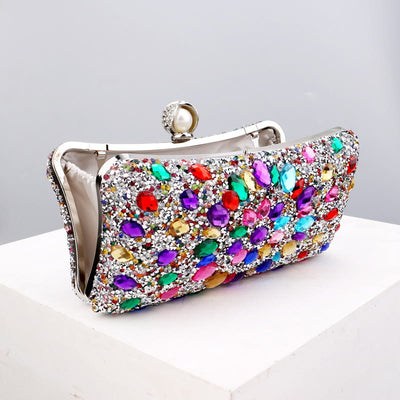 Diamond Encrusted Dinner Bag For Party Fashion Banquet Evening Bag