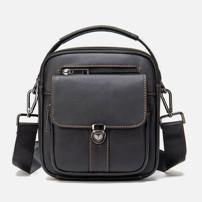 Large Capacity Retro Genuine Leather Crossbody Bag