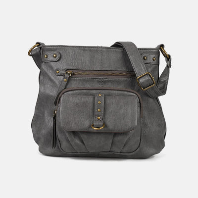Crossbody Bag for Women Zip Adjustable Strap Soft Leather Shoulder Handbags