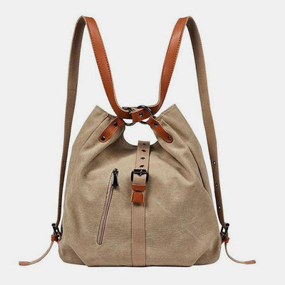 Large Capacity Canvas Shoulder Bag Backpack