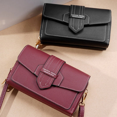 Retro Multi-Card Coin Purse Crossbody Bag
