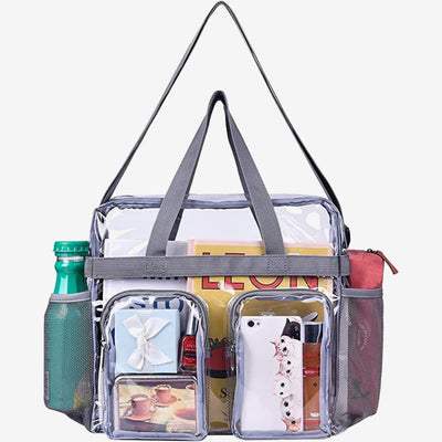 Tote Bag For Outing Protable Multi Pocket Transparent Crossbody Bag
