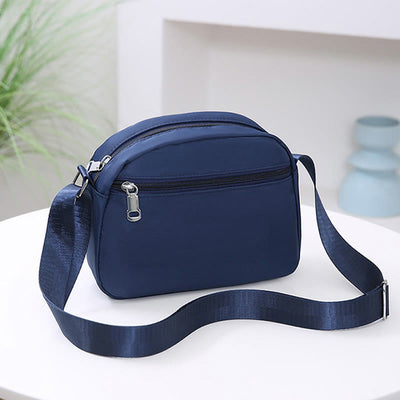 Oxford Lightweight Crossbody Bag Heart Diamond Pattern Soft Purse