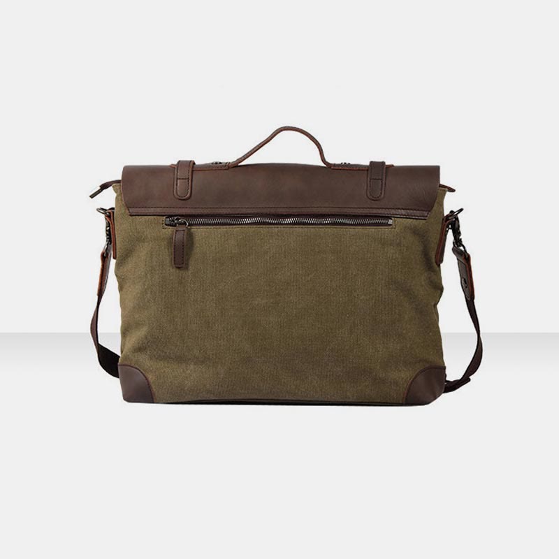 Messenger Bag For Men Canvas Casual Vintage Document Crossbody Handbag