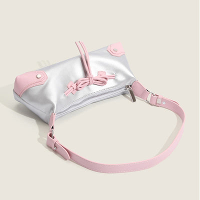 Shoulder Bag For Women Light Color Vegan Leather Daily Purse