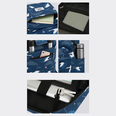 Tote Bag For Travel Waterproof Pull Rod Bag Folding Backpack