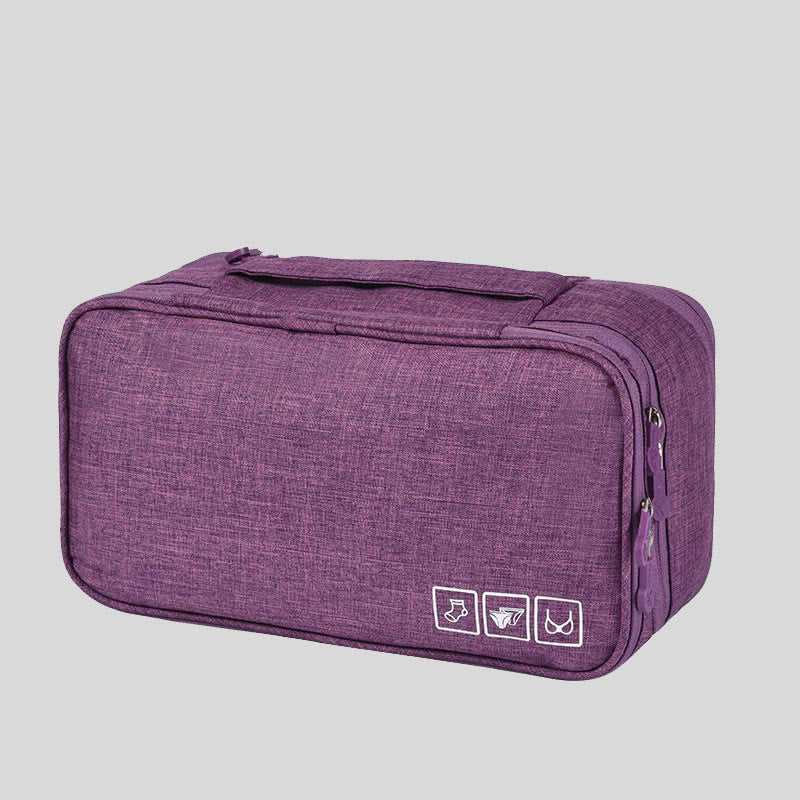 Storage Bag For Travel Oxford Protable Multi-Function Underwear Organizer