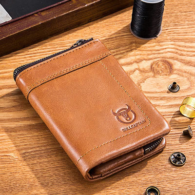 RFID Blocking Multi-slot Wallet With Coin Pocket