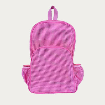 Mesh Backpack For Daily Outdoor Sports Heavy Duty Travel Bag