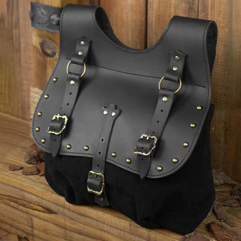 Vintage Waist Bag Medieval Cosplay Outdoor Belt Bag Tool Kit