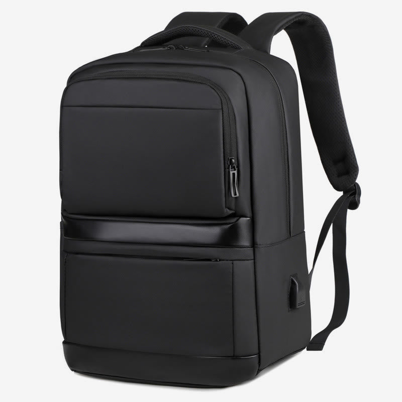 Gentle Backpack For Men USB Charging Business Large Laptop Bag