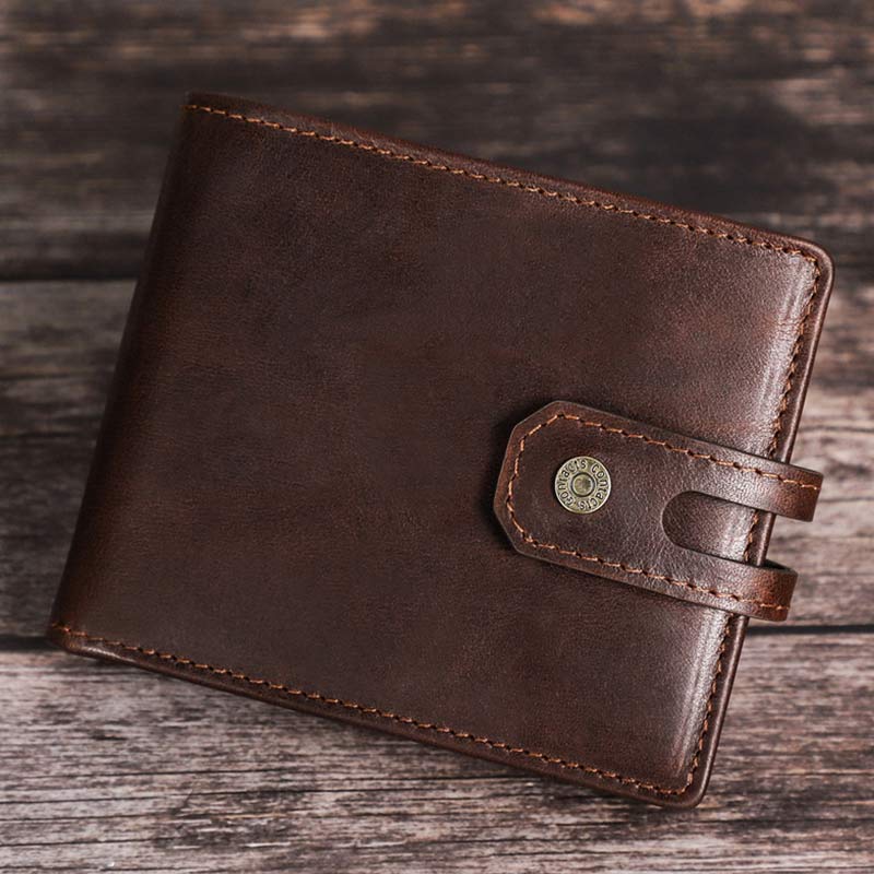 Bifold RFID Blocking Leather Wallet