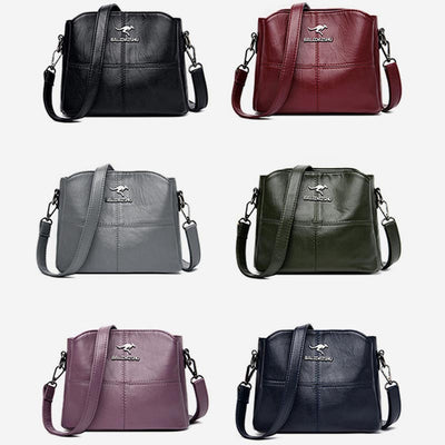 Purses and Handbags for Women Multi-Compartment PU Crossbody Bag Shoulder Bag