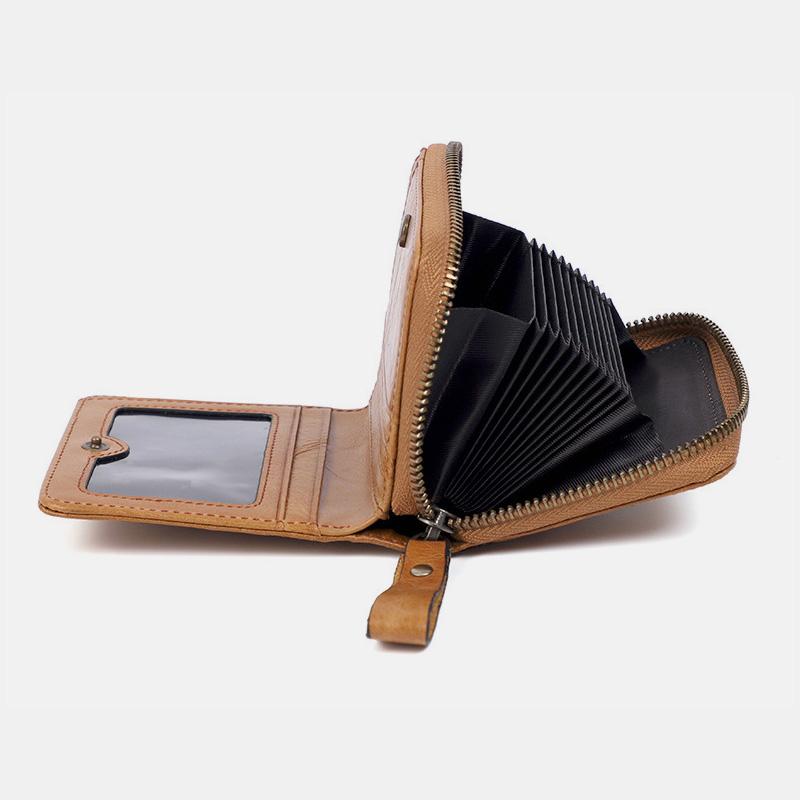 Multifunctional Retro Genuine Leather Coin Purse