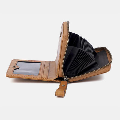 Multifunctional Retro Genuine Leather Coin Purse