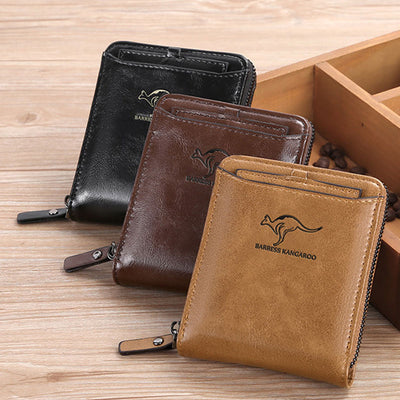 RFID Waterproof Lightweight Short Wallet