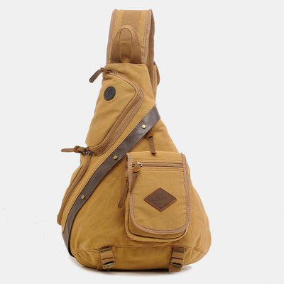 Large Capacity Retro Sling Bag Messenger Bag