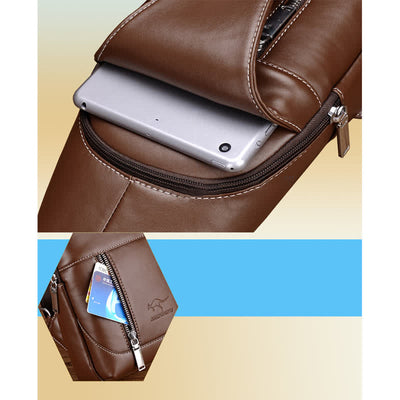 Men Casual Travel Crossbody Chest Sling Bag One Shoulder Strap Bag