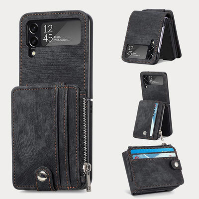 Phone Case For Z Flip 6 / Z Flip 5 2-In-1 Detachable Samll Wallet