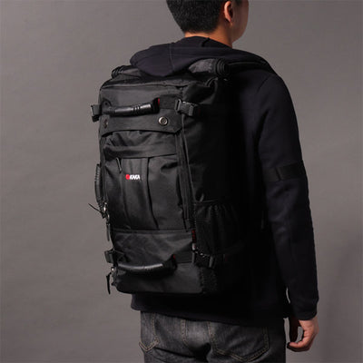 Large Capacity Travel Backpack Convertible Shoulder Bag With Password Lock