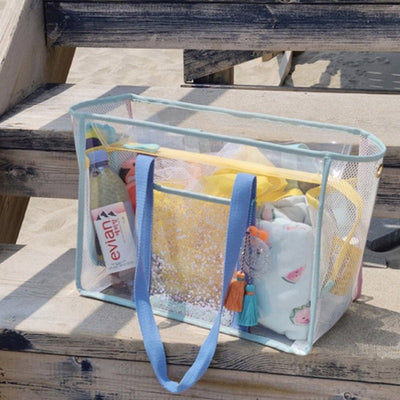 Large Capacity Waterproof Clear PVC Beach Bag Tote Shoulder Handbag