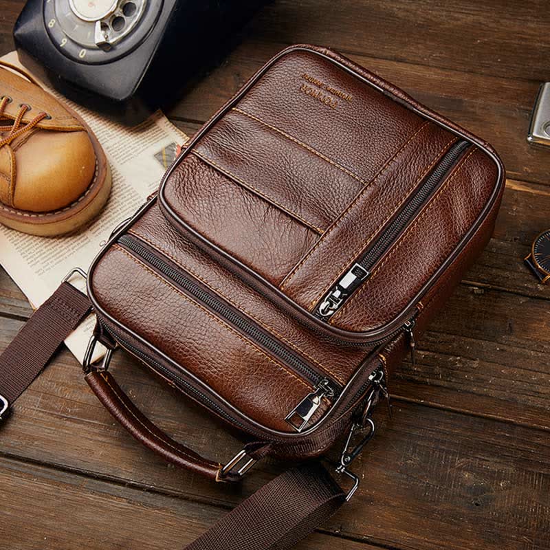 Messenger Bag for Men Business Travel Small Sling Crossbody Shoulder Bags