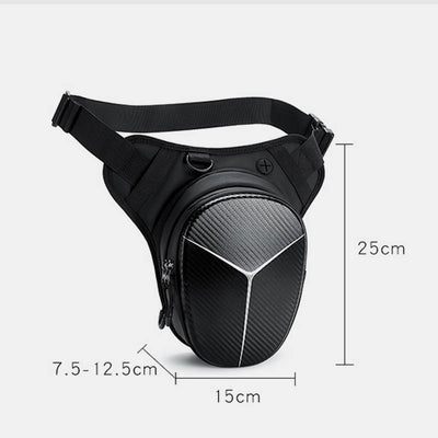Drop Leg Bag for Men Women Hard Shell Motorcycle Waist Pack