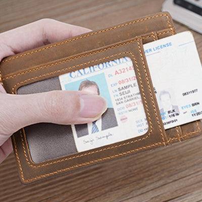 Lightweight RFID Vintage Airtag Card Holder