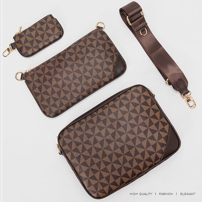 Classic Smaill 3 Pcs Crossbody Bag Set Unisex Clutch Purse Set