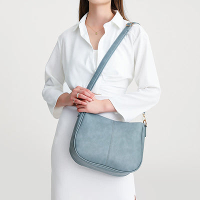 Shoulder Bag For Women Double Strape Elegant PU Leather Bag