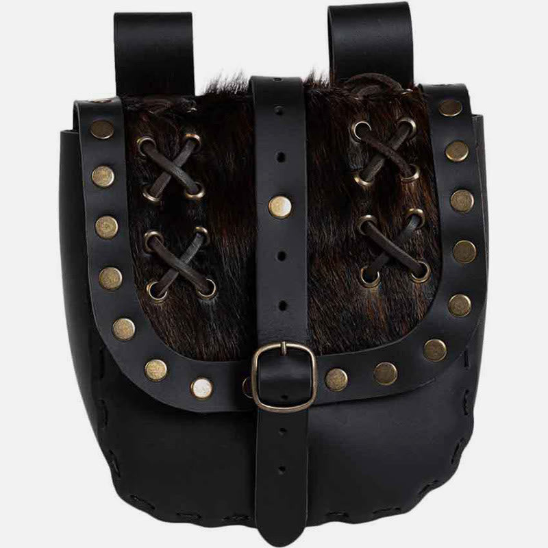 Nordic Vintage Waist Bag For Women Medieval Cosplay Belt Bag