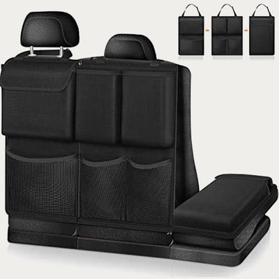 Car Organizer For Seat Back Zipper Detachable Design Oxford Storage Bag