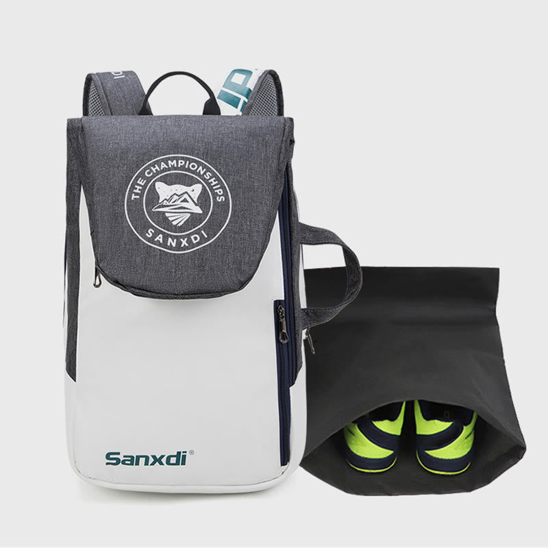 Tennis Racket Bag For Teens Waterproof Multi Functional Folding Backpack