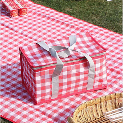 Cooler Bag For Outing Travel Thickened Aluminum Film Picnic Basket