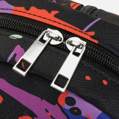 Racket Bag For Teenager Colorful Printing Waterproof Oxford Sports Bag