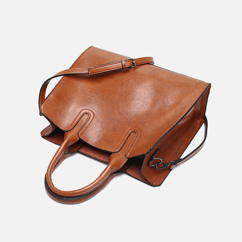 Business Tote Bag for Women Work Bag Casual Leather Handbag