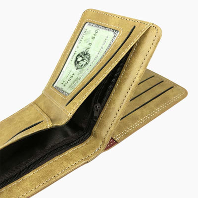 Bad Mother F**ker Wallet for Men Engraved Trifold PU Leather Wallet