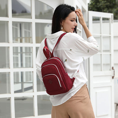 3 Way Use Functional Sling Bag Backpack for Women Lightweight Waterproof