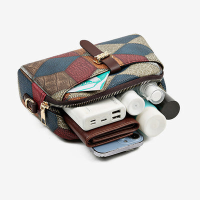 Contrast Color Crossbody Bag For Women Chic Shoulder Bag